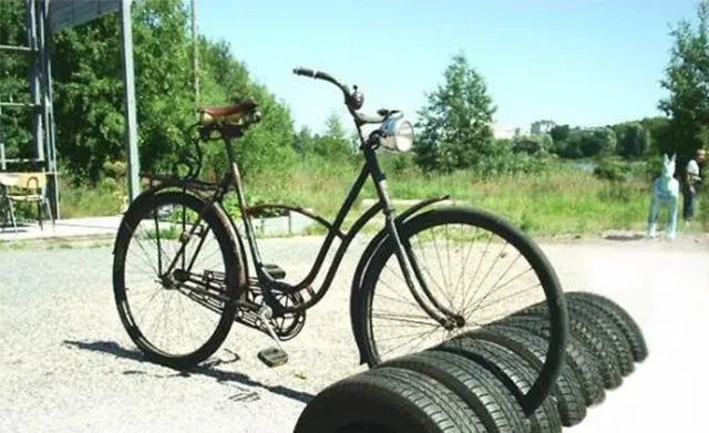 Оригинальная велопарковка