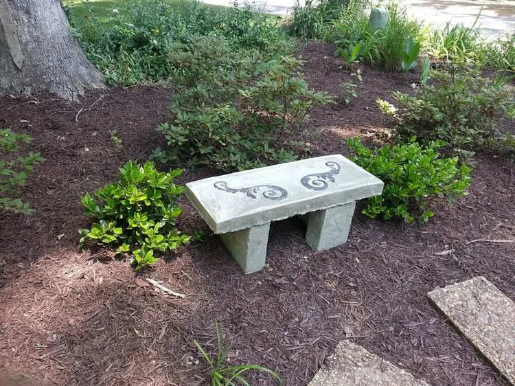 как сделать фигуры для сада своими руками фото мастер класс скамейка из цемента бетона