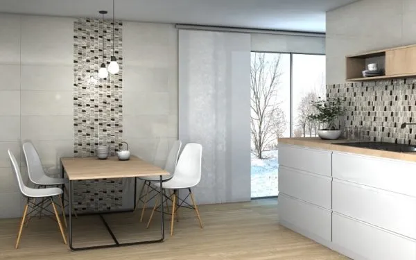 Как оформить дизайн и декор для стен на кухне возле обеденного стола
