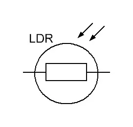 обозначение фоторезистора на схеме