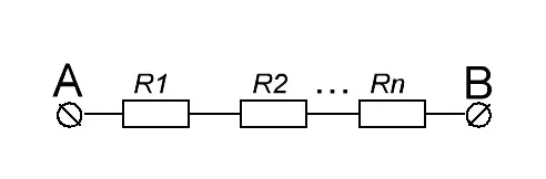 последовательное соединение резисторов