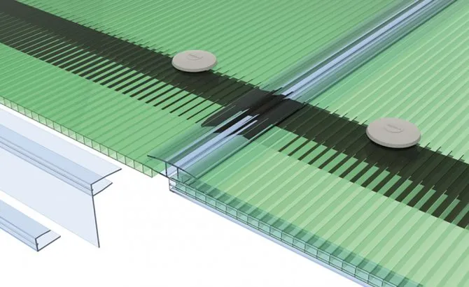 Как крепить поликарбонат к металлическому каркасу
