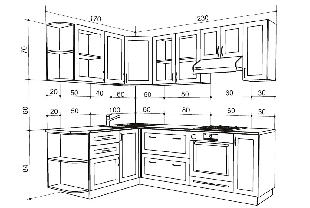 Правильный проект кухонного гарнитура