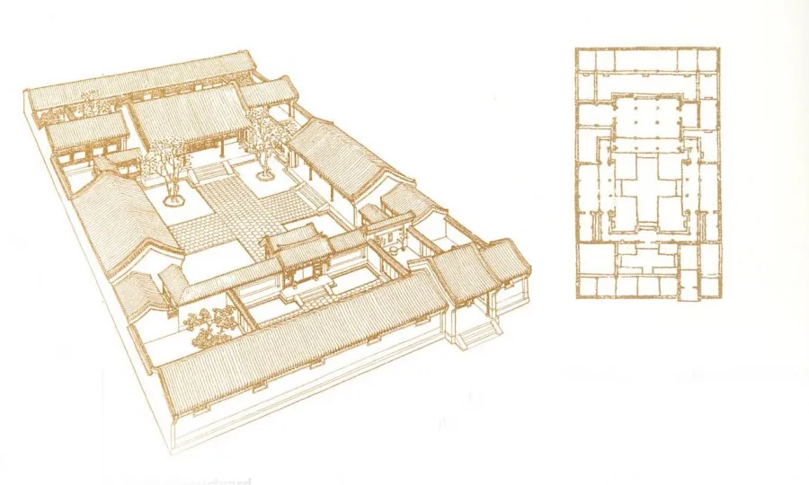 Сыхэюань традиционный китайский дом план