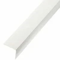 Угол отделочный из ПВХ 20х20мм белый (3м) / Уголок отделочный пластиковый 20х20мм белый (3м)