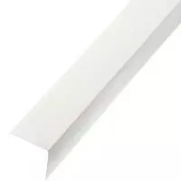 Угол отделочный из ПВХ 15х15мм белый (2,7м) / Уголок отделочный пластиковый 15х15мм белый (2,7м)