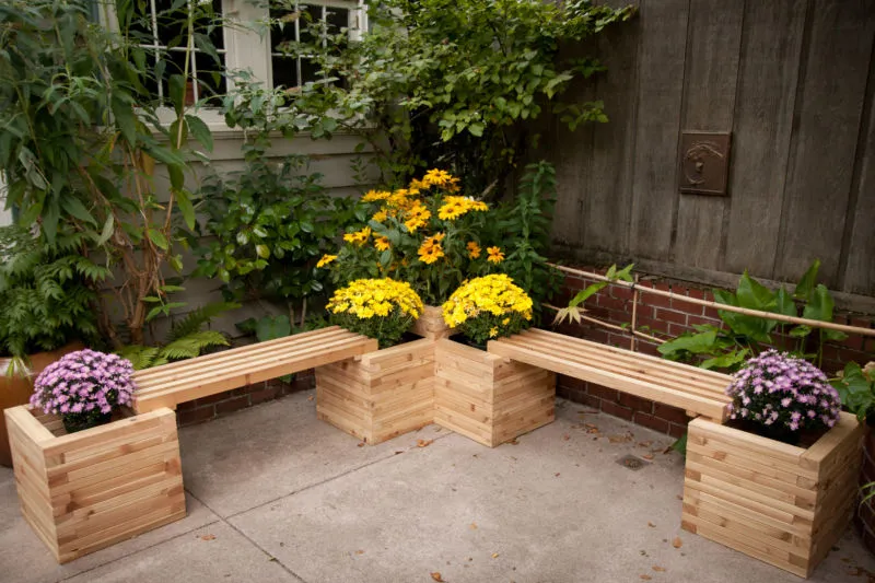 double-planter-bench