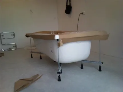 Подготовка к установке акриловой ванны