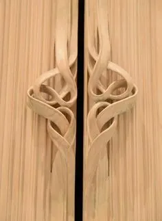 intertwined carved door handles Carved Doors, Wooden Doors, Candle Carving, Wood Projects, Woodworking Projects, Wood Furniture