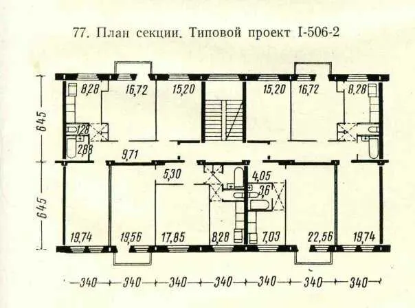план этажа сталинка