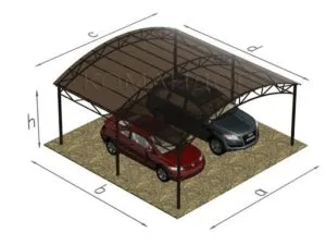 Навес для машины на даче: размеры, строительство стационарного авто-навеса своими руками, чертежи, фото, видео