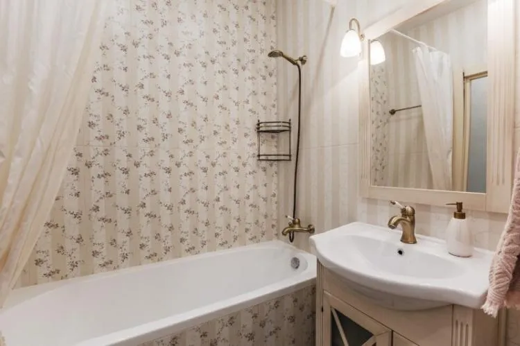 Ванная комната 2 кв.м. в классическом стиле - Дизайн интерьера