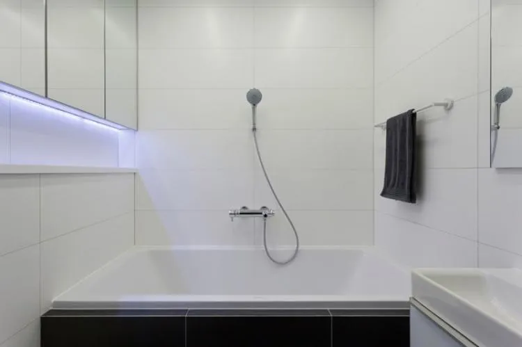 Ванная комната 2 кв.м. в стиле минимализм - Дизайн интерьера