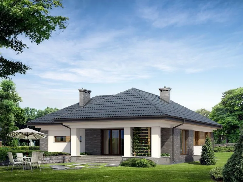 Польские проекты одноэтажных домов до 150 кв.м
