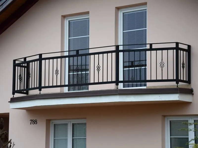 Перила для балкона в современном стиле