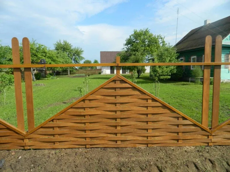 Забор Австрийская плетенка вертикальная