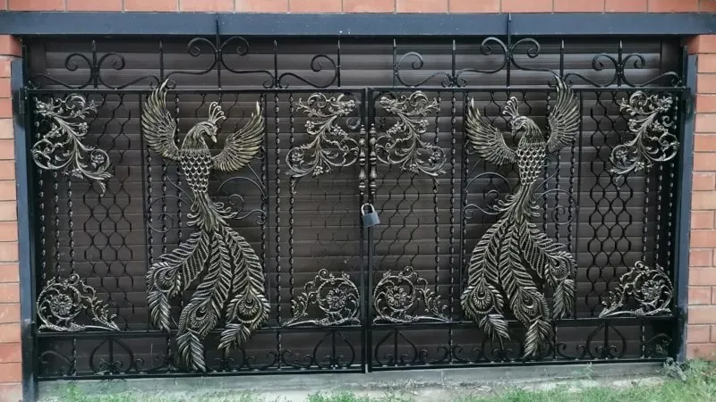 Забор иранская ковка