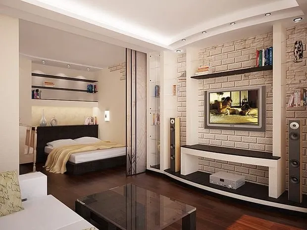 Фотография: Спальня в стиле Классический, Декор интерьера, Малогабаритная квартира, Квартира, Студия
