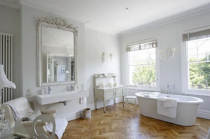 Дизайн ванной комнаты в частном доме_фото