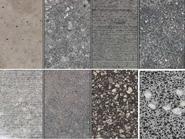 Некоторые виды декоративного бетона
