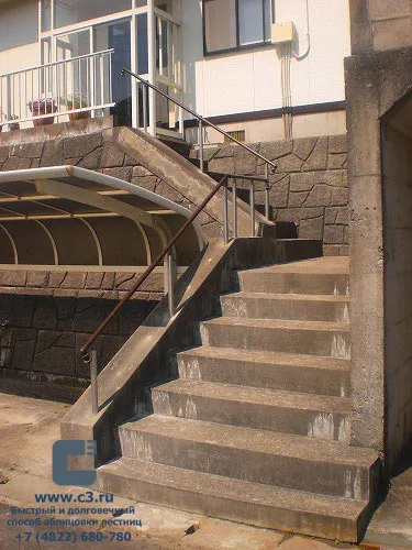 Уличная лестница для дачи
