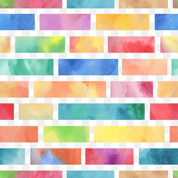 кирпичная стена, разноцветные кирпичи, текстура, цвет Splash, прямоугольник png thumbnail