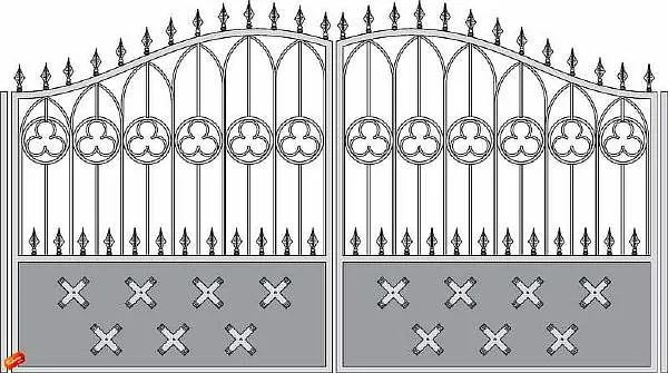 Ворота из металла