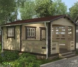 Проект садового домика «Ордос-2»