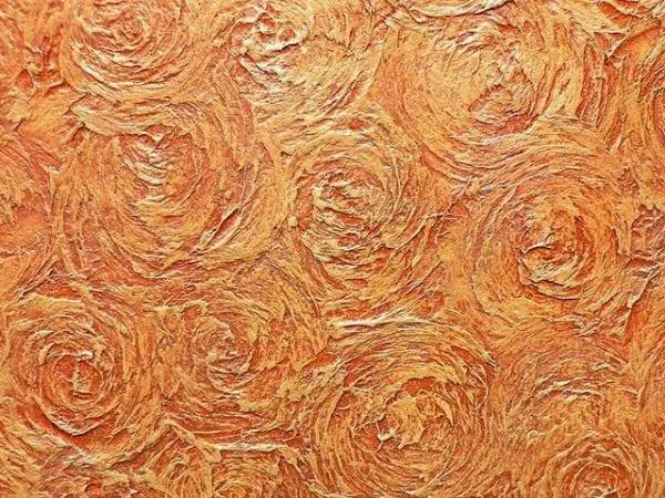 Создание цветов на стене с помощью шпаклевки