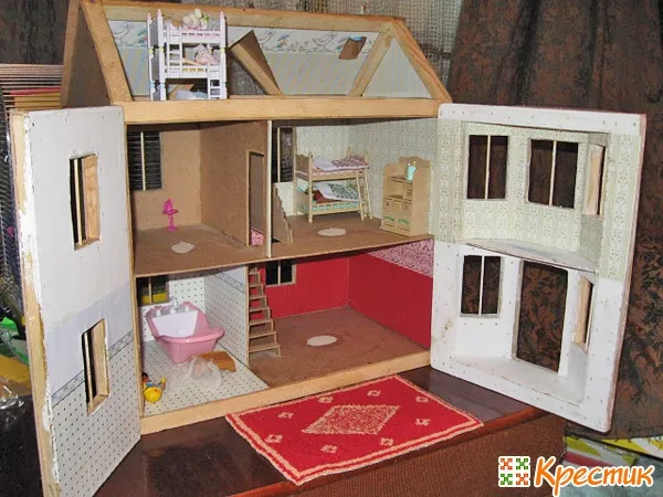 Как сделать кукольный домик