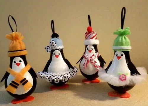 Новогодние поделки пингвины своими руками