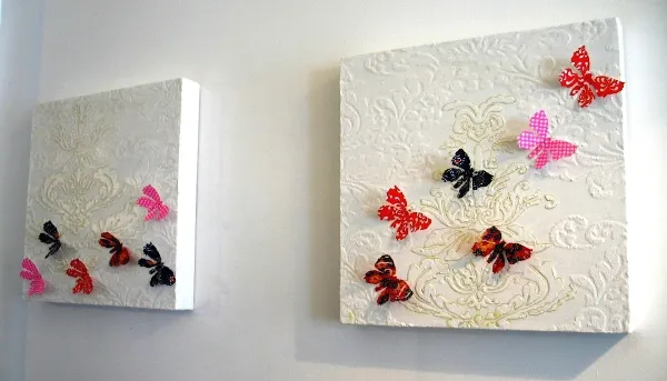 декор бабочки на стене фото 2