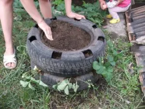 Как сделать грядки из шин для сада и огорода своими руками