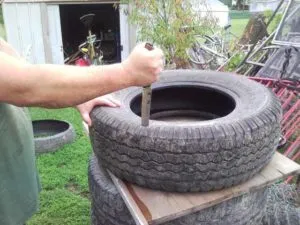 Как сделать грядки из шин для сада и огорода своими руками