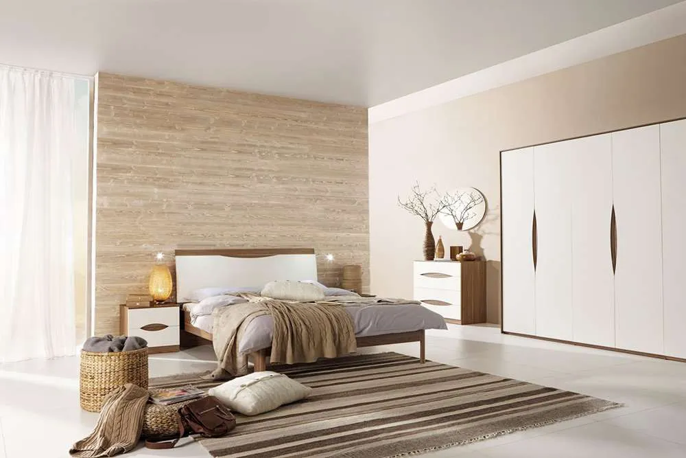 Красивый интерьер спальни в современном стиле 
